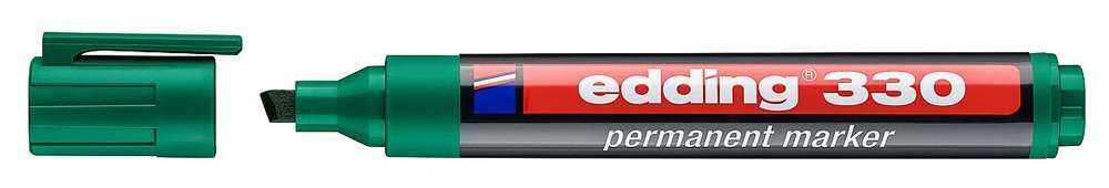 EDDING ανεξίτηλος μαρκαδόρος 330, 1-5mm, επαναγεμιζόμενος, πράσινος