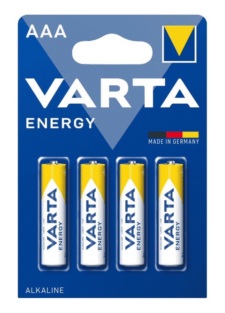 VARTA αλκαλικές μπαταρίες Energy, AAA/LR03, 1.5V, 4τμχ