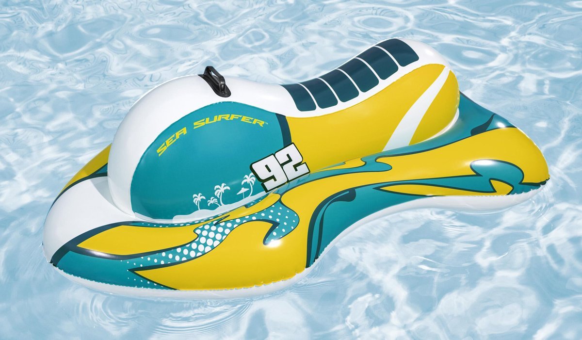 BESTWAY παιδικό φουσκωτό ride on , 117x77cm, Sea Surfer - Image 3