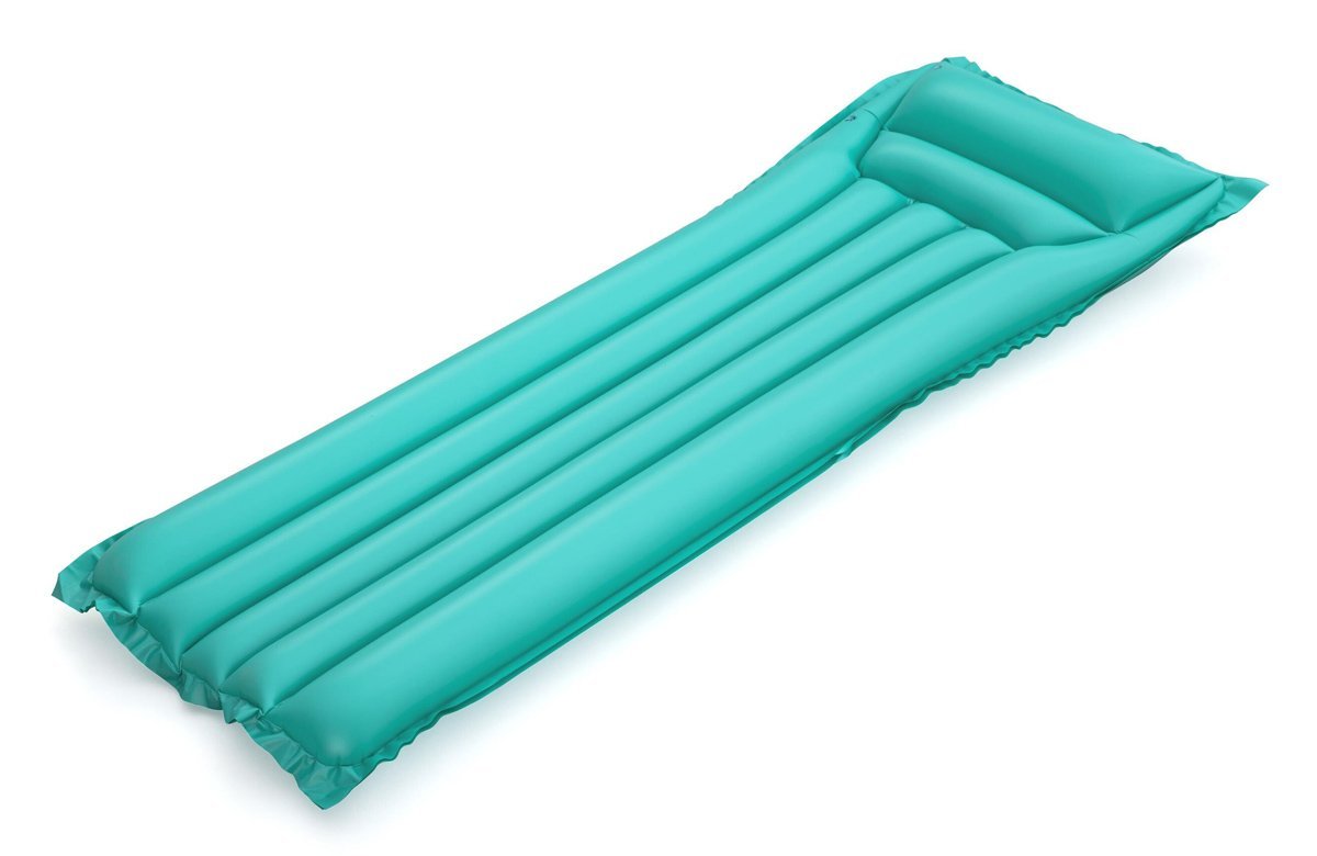 BESTWAY φουσκωτό στρώμα θαλάσσης με μαξιλάρι, 183x69cm, πράσινο - Image 5
