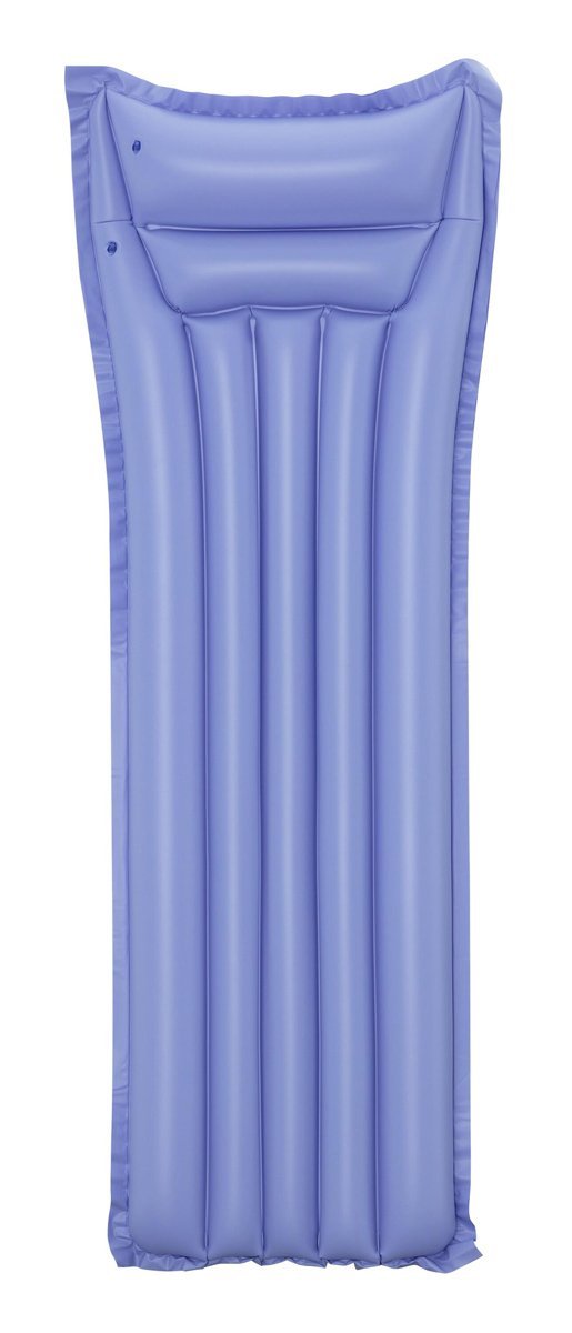 BESTWAY φουσκωτό στρώμα θαλάσσης με μαξιλάρι, 183x69cm, μωβ