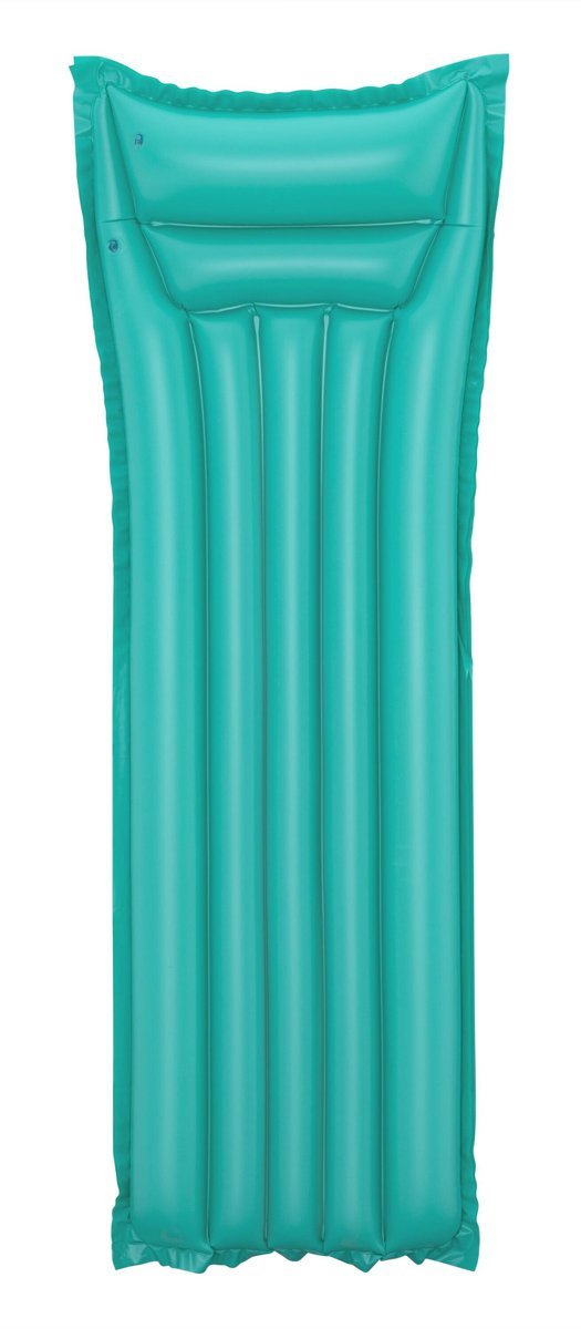 BESTWAY φουσκωτό στρώμα θαλάσσης με μαξιλάρι, 183x69cm, πράσινο
