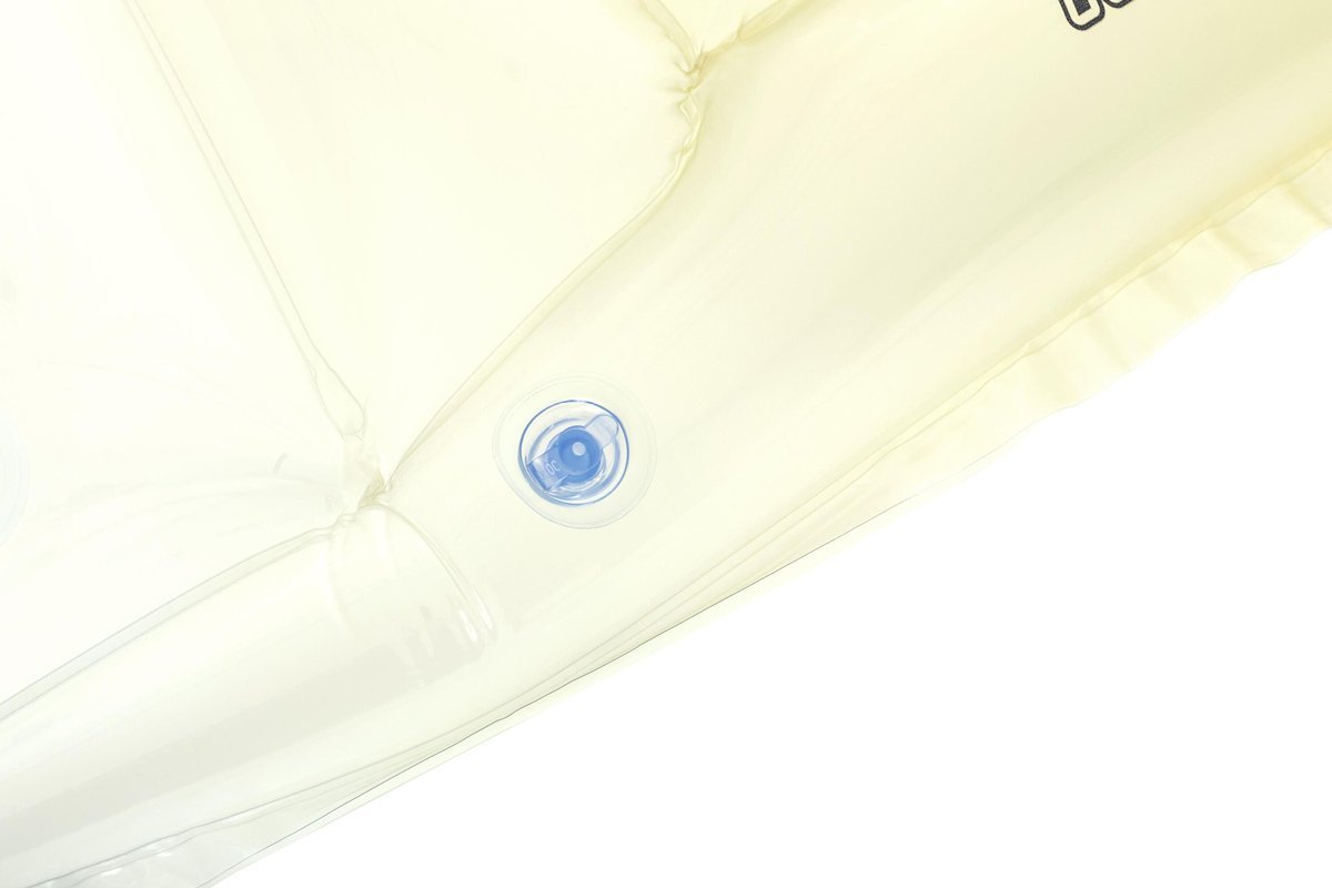 BESTWAY φουσκωτό στρώμα θαλάσσης με μαξιλάρι, 183x69cm, κίτρινο - Image 5
