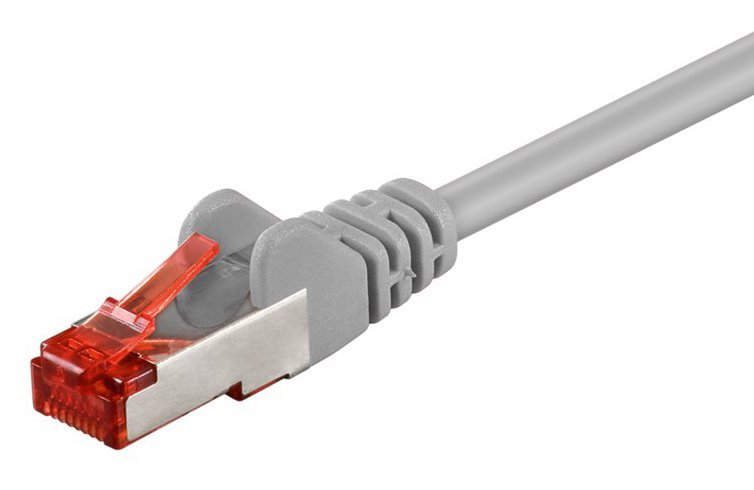 GOOBAY καλώδιο δικτύου , CAT 6 S/FTP, copper, 250MHz, 7.5m, γκρι