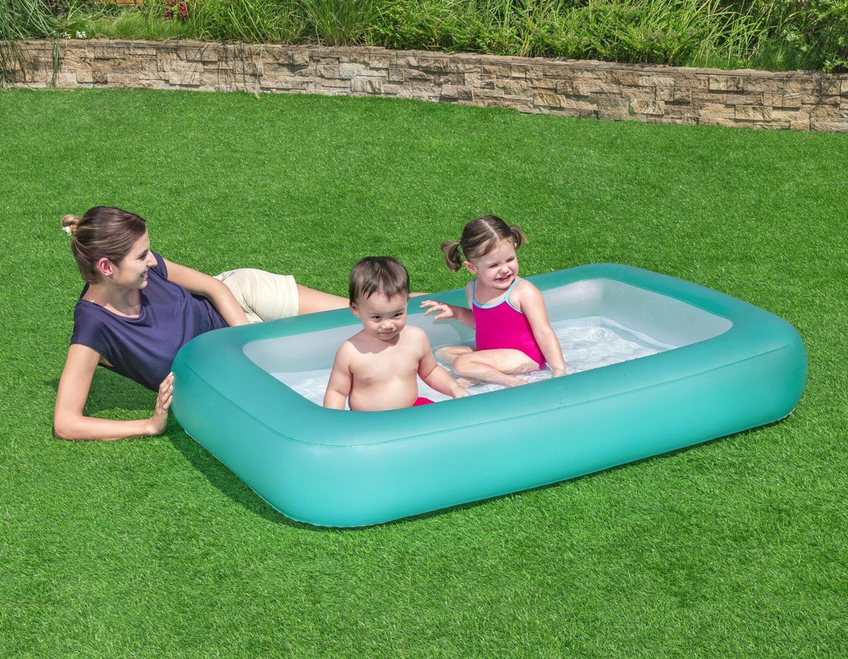 BESTWAY παιδική φουσκωτή πισίνα , 102lt, 165x104x25cm, βεραμάν - Image 2