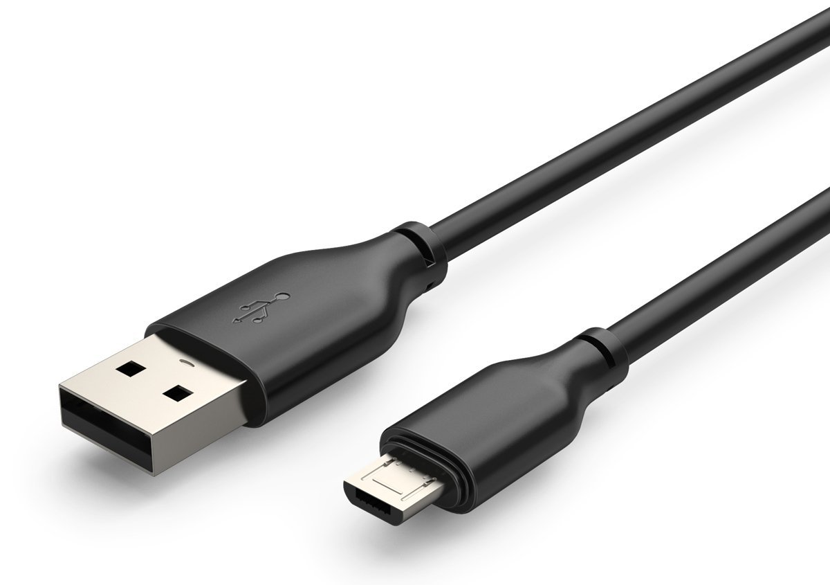 CABLETIME καλώδιο micro USB σε USB CT-C16-0G, 2.4A, 480Mbps, 0.2m, μαύρο