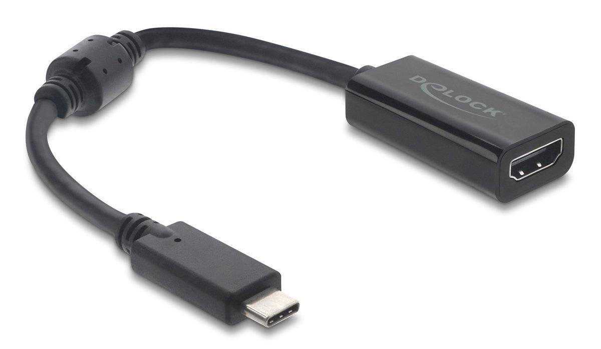 DELOCK αντάπτορας USB-C σε HDMI , 8K/60Hz, μαύρος