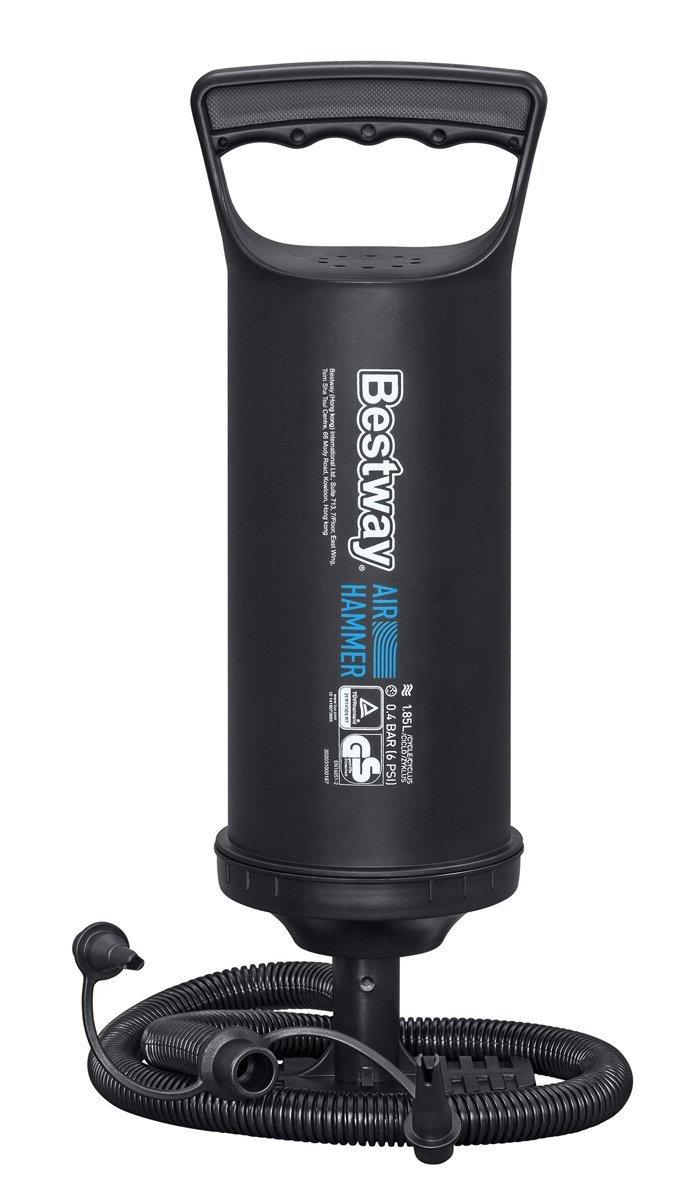 BESTWAY τρόμπα χειρός , 1.85lt, 6PSI, μαύρη