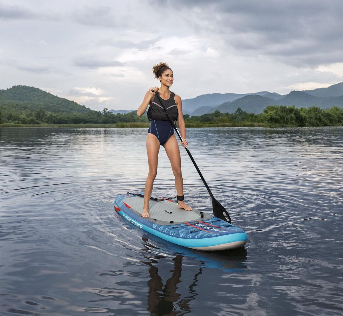 foyskoti sanida SUP/kayak Oceana me apospomeno kathisma, 305x84x15cm, mple SUP 4