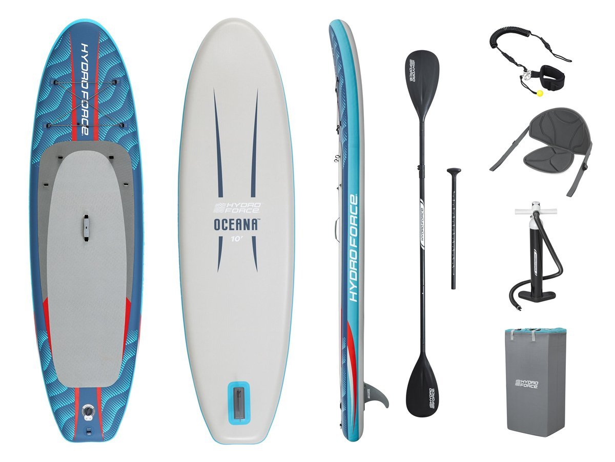 BESTWAY φουσκωτή σανίδα SUP/kayak Oceana με αποσπώμενο κάθισμα, 305x84x15cm, μπλε