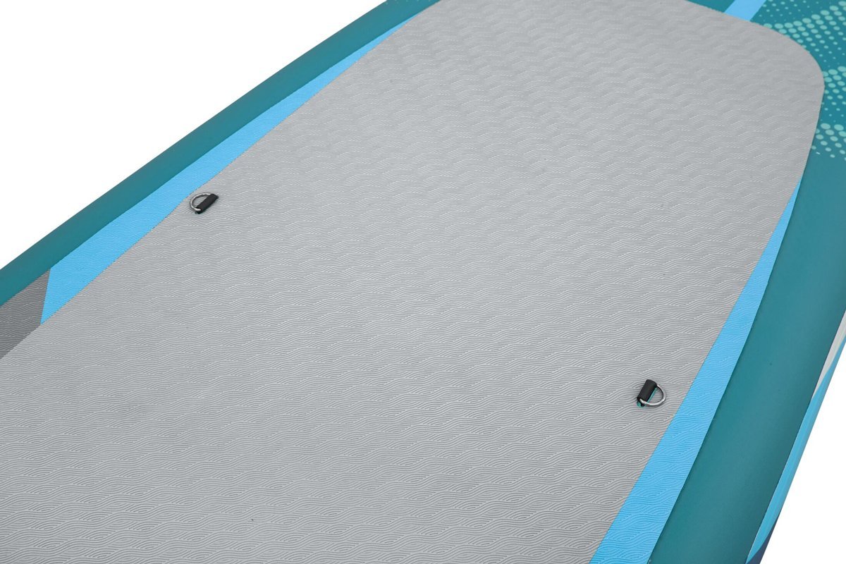 BESTWAY φουσκωτή σανίδα SUP Aqua Drifter View με διάφανο παράθυρο, 335x91.5x15cm, μπλε - Image 4
