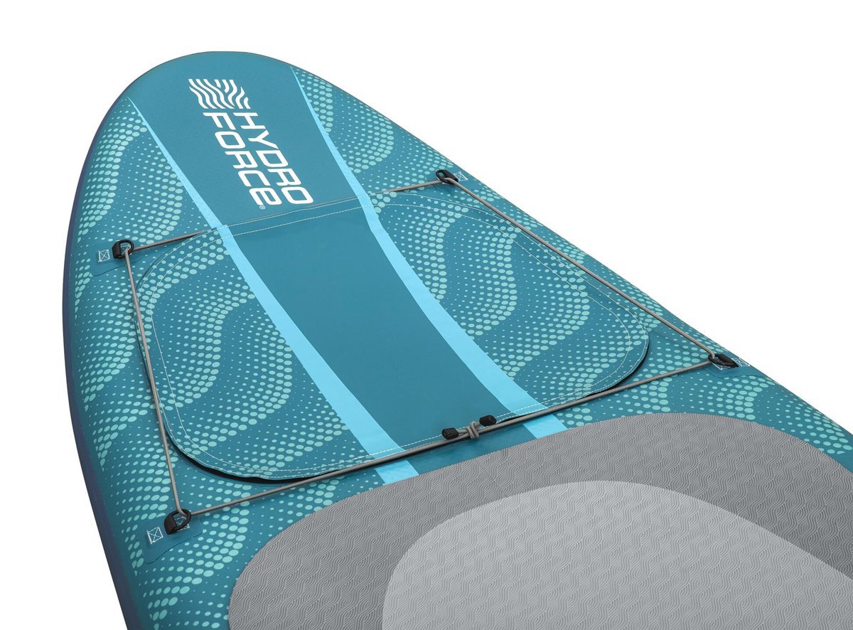 BESTWAY φουσκωτή σανίδα SUP Aqua Drifter View με διάφανο παράθυρο, 335x91.5x15cm, μπλε - Image 11