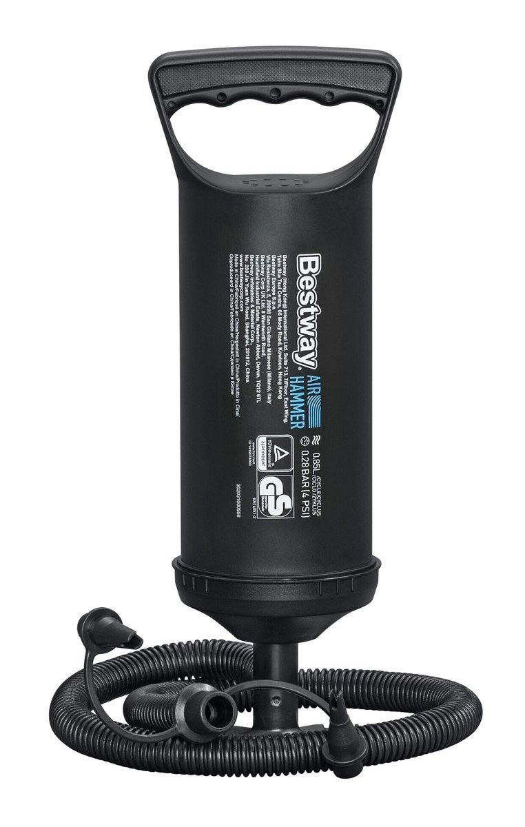 BESTWAY φουσκωτό στρώμα με τρόμπα & 2x μαξιλάρια, διπλό, 203x152x22cm, μπλε - Image 9