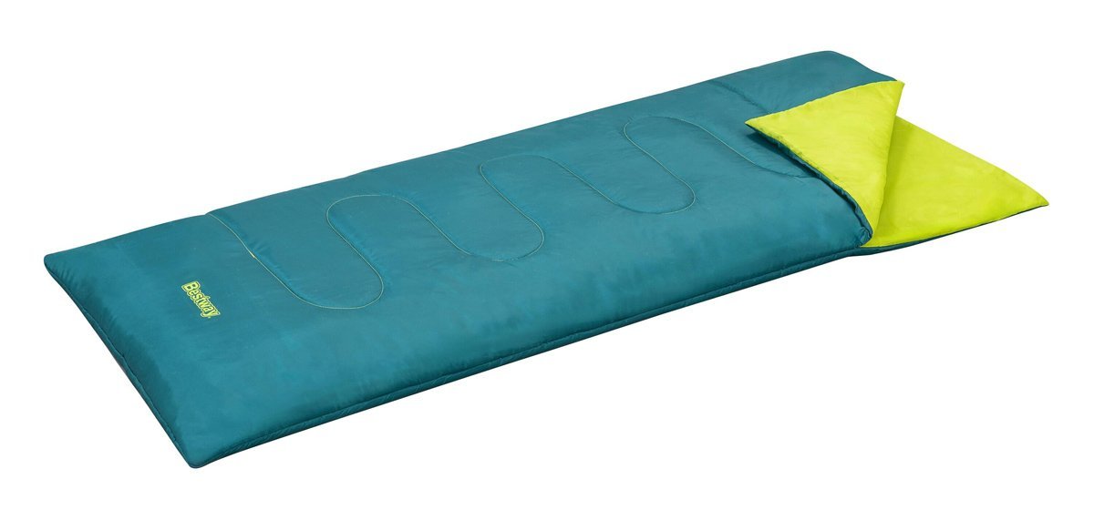 BESTWAY sleeping bag , μονό, 180x75cm, πετρόλ