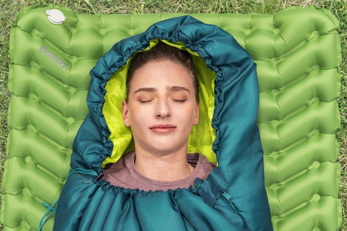 BESTWAY sleeping bag , μονό, 220x75cm, πετρόλ - Image 3