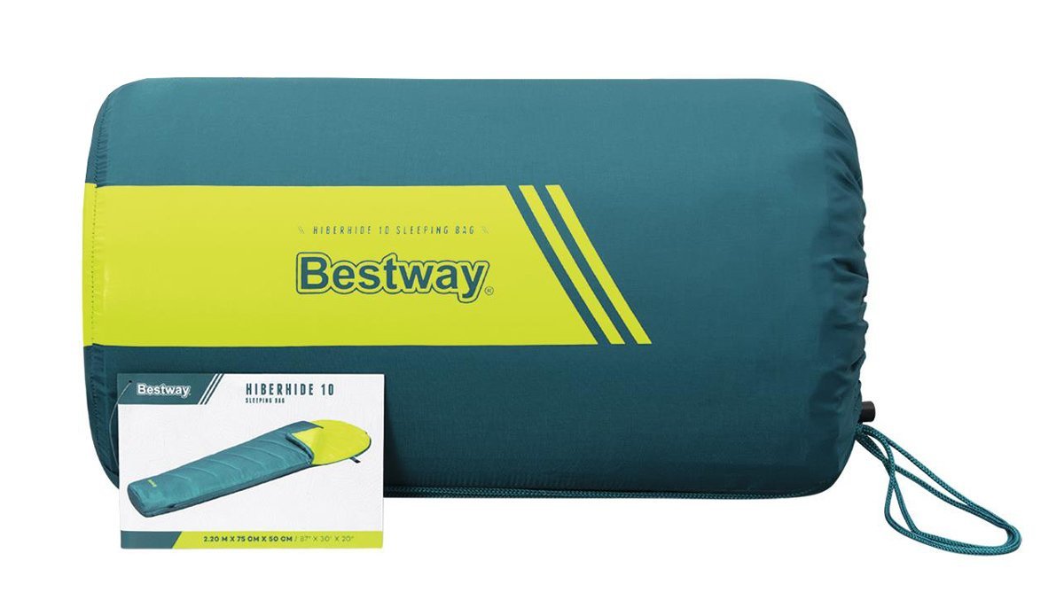 BESTWAY sleeping bag , μονό, 220x75cm, πετρόλ - Image 6