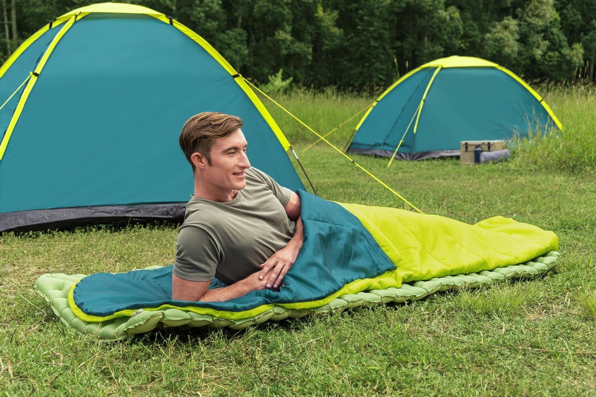 sleeping bag, mono, 220x75cm, lime Sleeping bag 2
