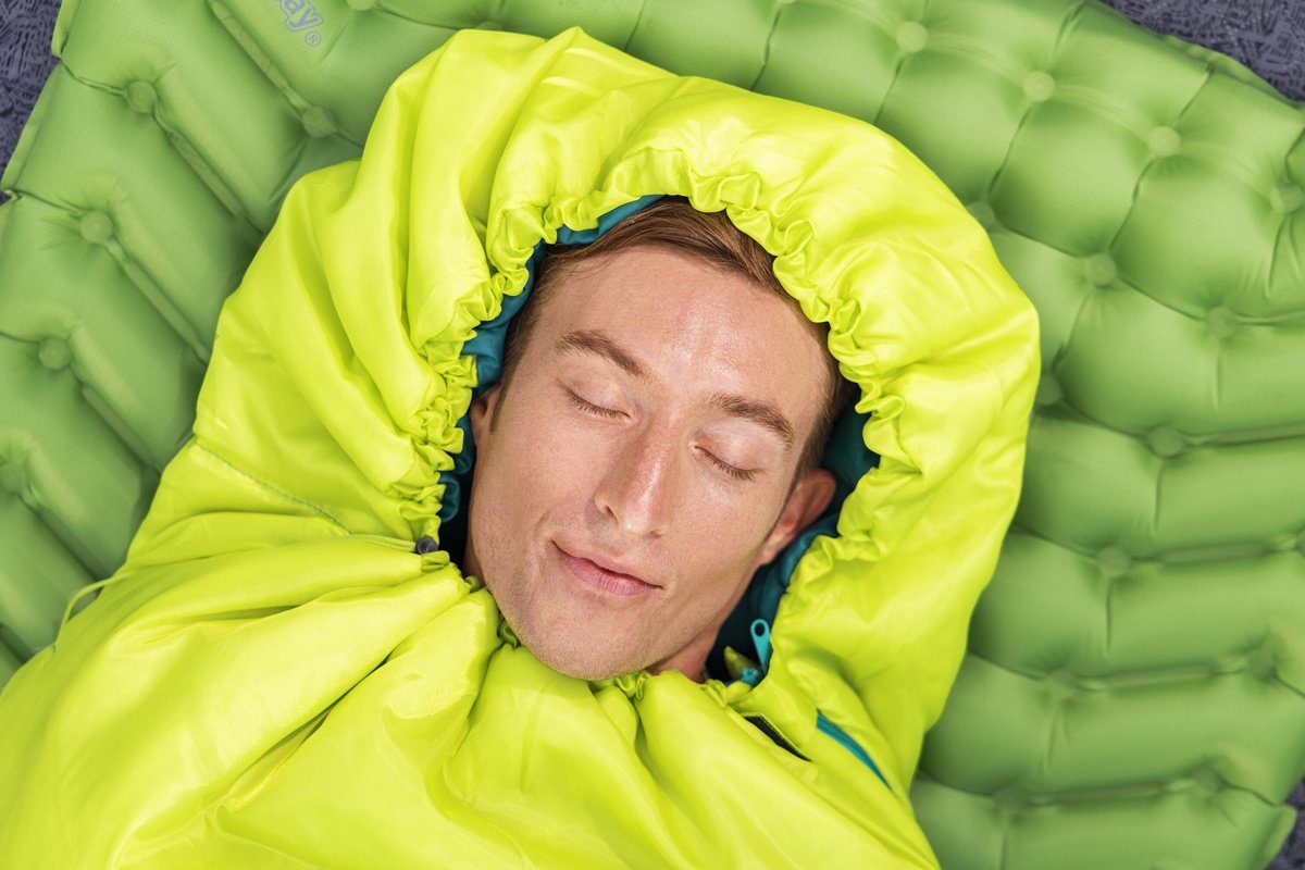 sleeping bag, mono, 220x75cm, lime Sleeping bag 3