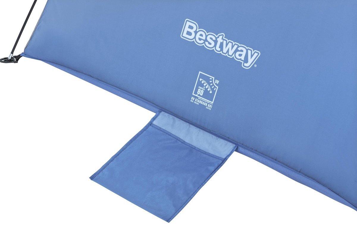 BESTWAY σκίαστρο παραλίας , 2 ατόμων, 200x120x95cm, μπλε/καφέ - Image 4