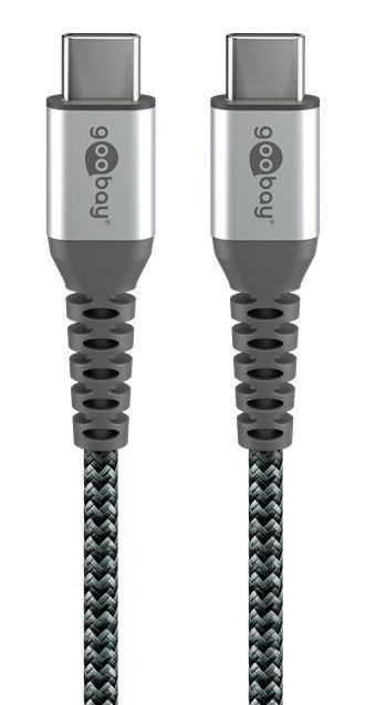 GOOBAY καλώδιο USB-C , 60W, 480Mbps, 0.15m, μαύρο