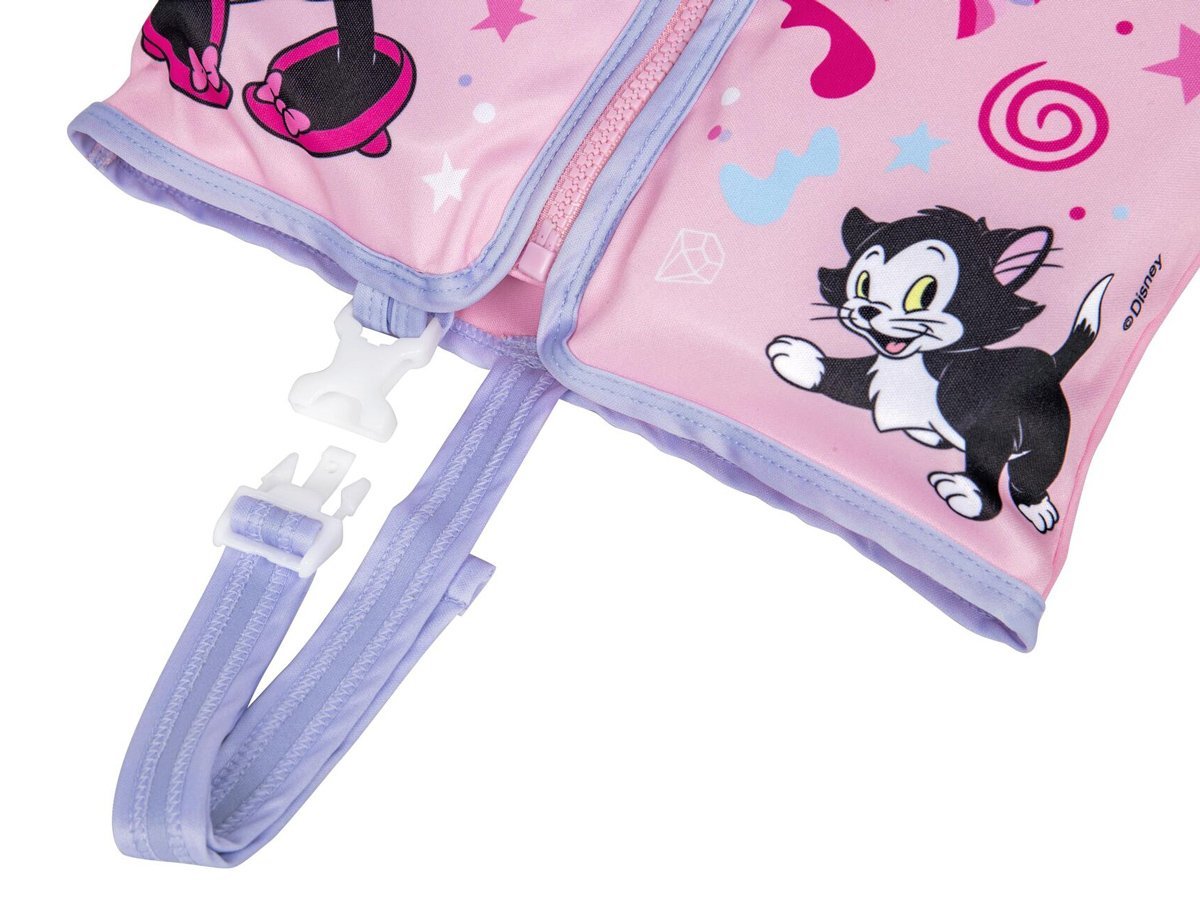 BESTWAY παιδικό γιλέκο κολύμβησης , S/M, 1-3 ετών, 50+UPF, Minnie/ροζ - Image 4