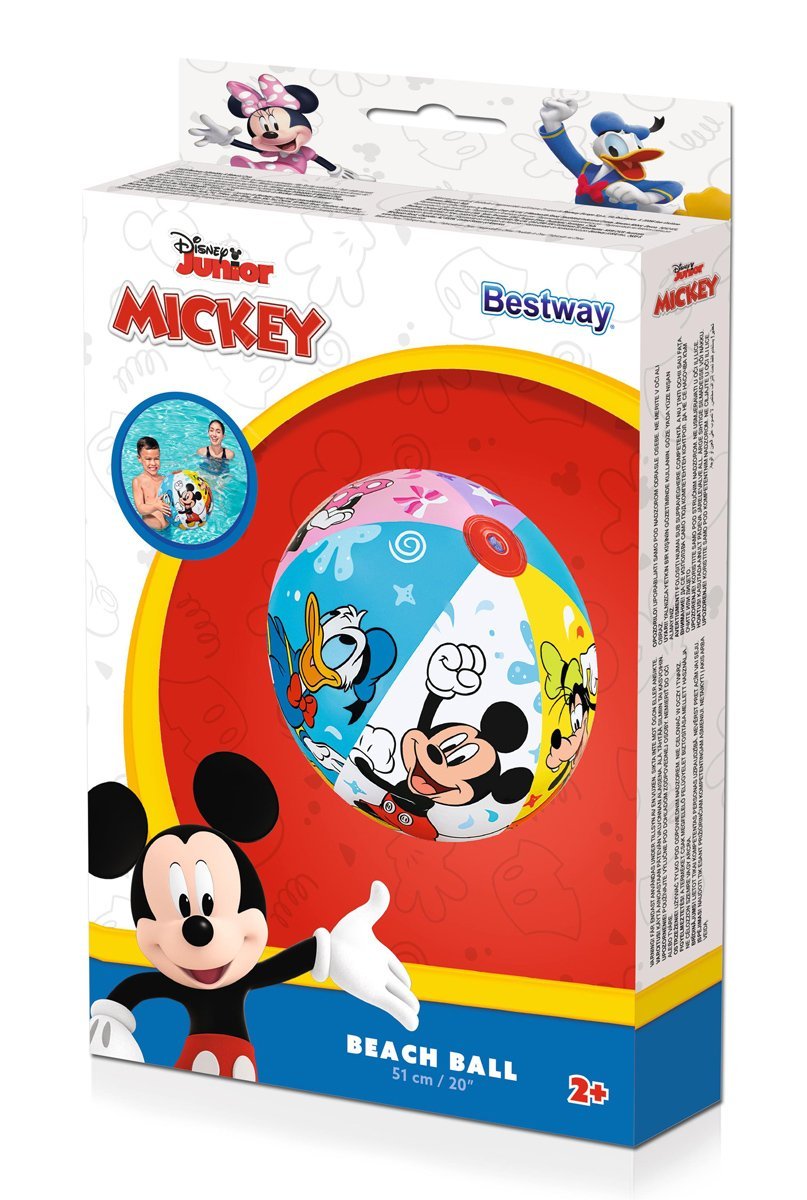 BESTWAY μπάλα θαλάσσης , 51cm, Mickey & Friends - Image 5