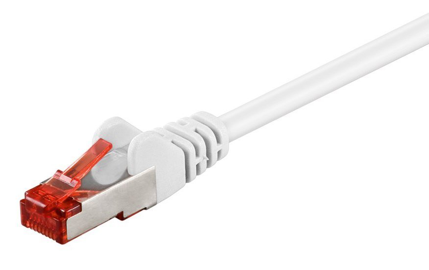 GOOBAY καλώδιο δικτύου , CAT 6 S/FTP, copper, 250MHz, 30m, λευκό