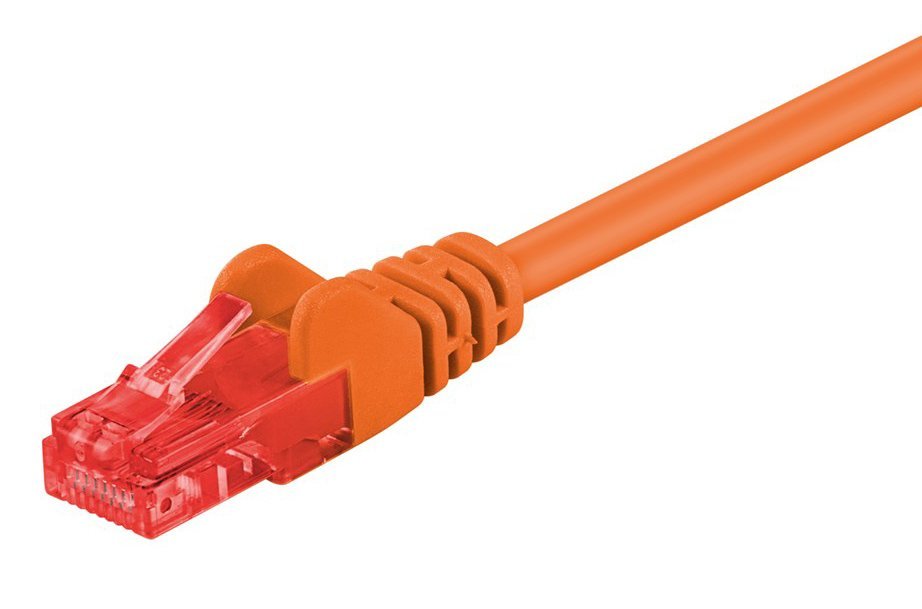 GOOBAY καλώδιο δικτύου , CAT 6 U/UTP, CCA, 250MHz, 1.5m, πορτοκαλί