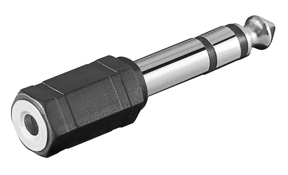 CBLETIME αντάπτορας ήχου 6.35mm σε 3.5mm , μαύρος, 10τμχ