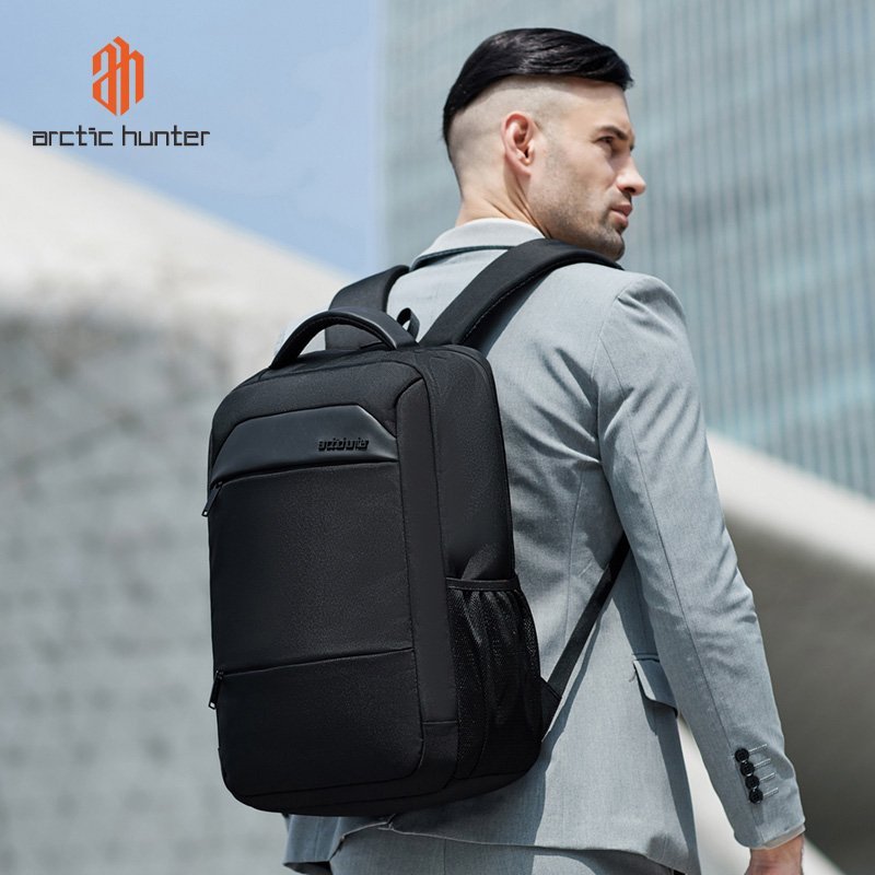 ARCTIC HUNTER τσάντα πλάτης με θήκη laptop 15.6", 20L, μαύρη - Image 2