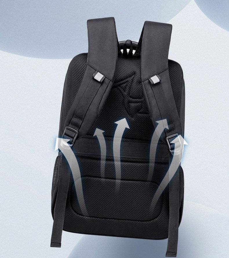 ARCTIC HUNTER τσάντα πλάτης με θήκη laptop 15.6", 20L, μαύρη - Image 5