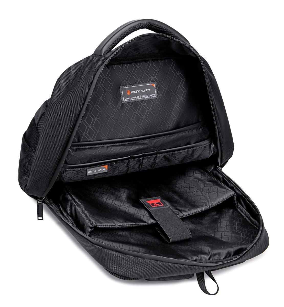 ARCTIC HUNTER τσάντα πλάτης με θήκη laptop 15.6", 20L, μαύρη - Image 7