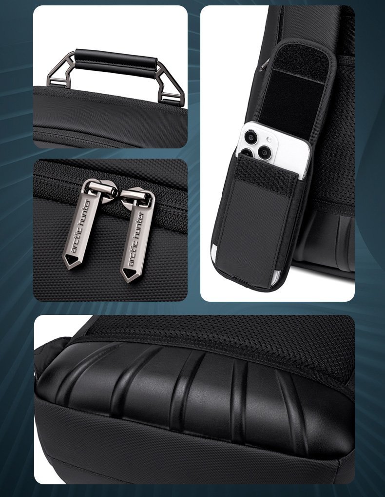 ARCTIC HUNTER τσάντα πλάτης με θήκη laptop 15.6", USB, 20L, μαύρη - Image 8
