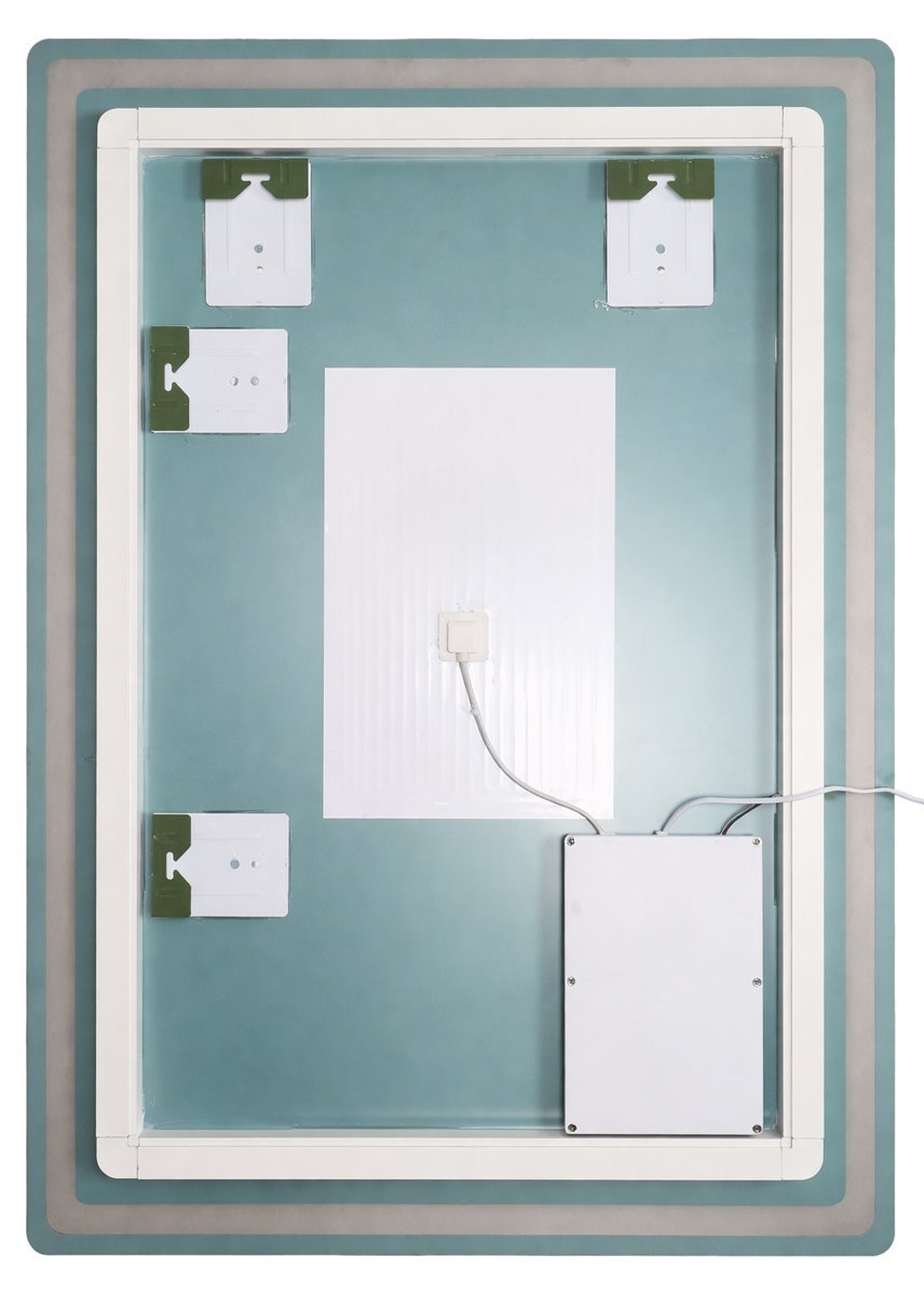BRUNO καθρέφτης μπάνιου LED , οριζόντιος & κάθετος, 24W, 60x80cm, IP67 - Image 4