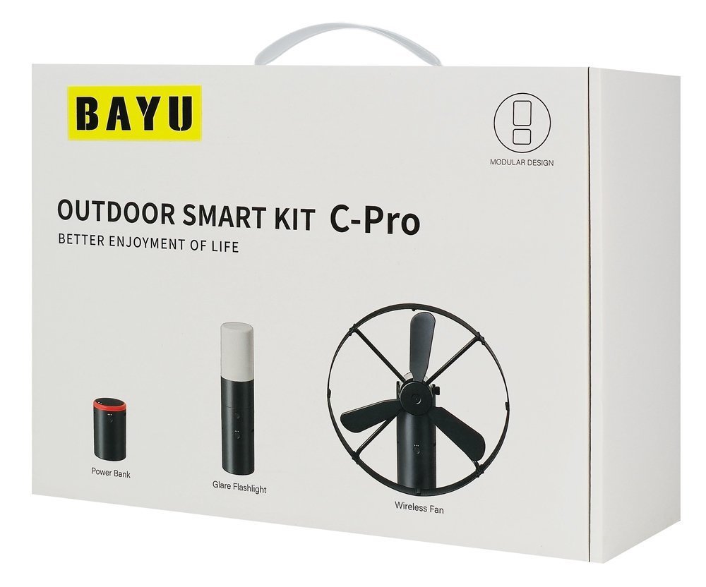 BAYU camping kit με powerbank/ανεμιστήρα/φωτιστικό/συσκευή για κουνούπια ro - Image 8