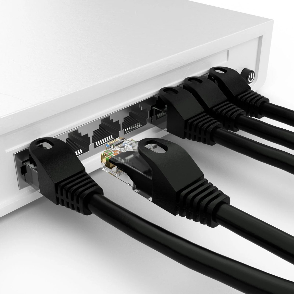 POWERTECH καλώδιο δικτύου , Cat 5e U/UTP, CCA, 100Hz, 1.5m, μαύρο - Image 2
