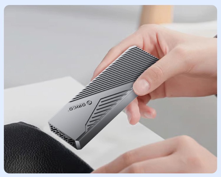 ORICO θήκη για M.2 NVME SSD , 20Gbps, γκρι - Image 3