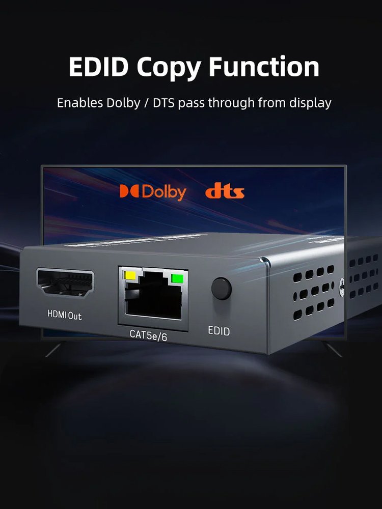 CABLETIME HDMI video extender μέσω καλωδίου RJ45, 1080p/60Hz, έως 60m - Image 6