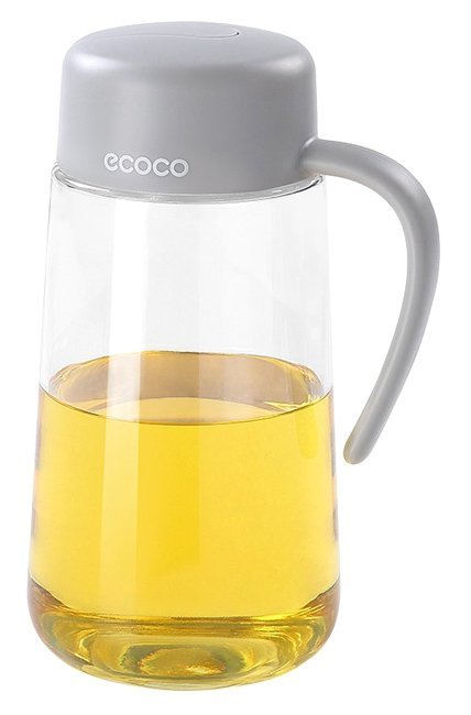 ECOCO γυάλινο δοχείο λαδιού-ξιδιού , 1000ml, γκρι