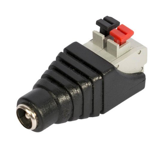 OLKSAE βύσμα τροφοδοσίας DC θηλυκό DCCP, 5.5x2.1mm, push-pin, 5τμχ