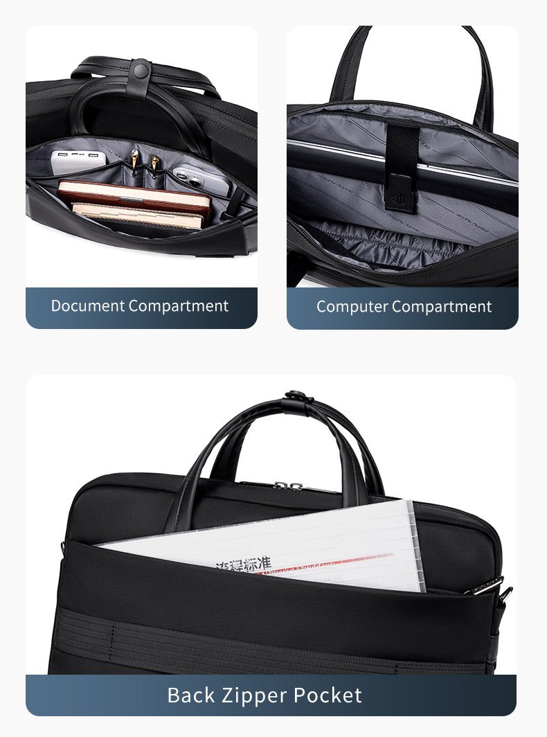 ARCTIC HUNTER τσάντα ώμου με θήκη laptop 15.6", 9L, χακί - Image 4