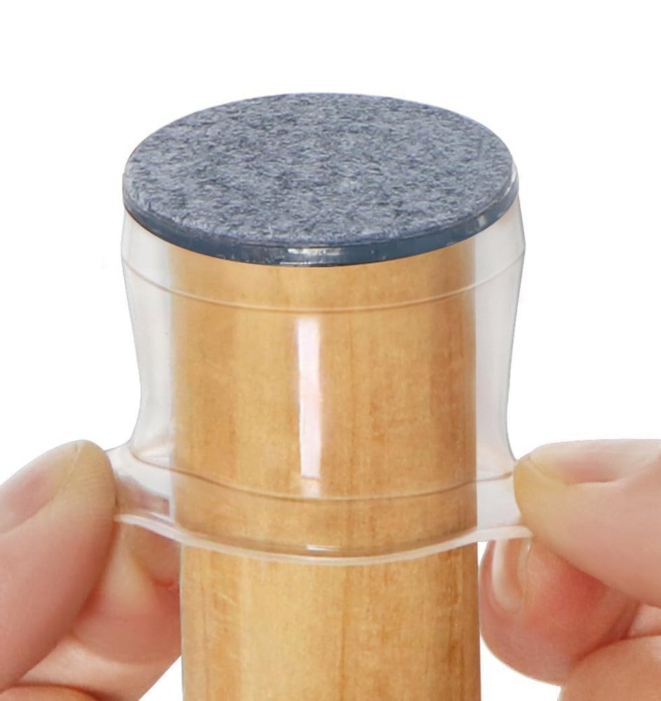 HOME USE προστατευτικές τάπες επίπλων , 16-23mm, διάφανες, 24τμχ - Image 2