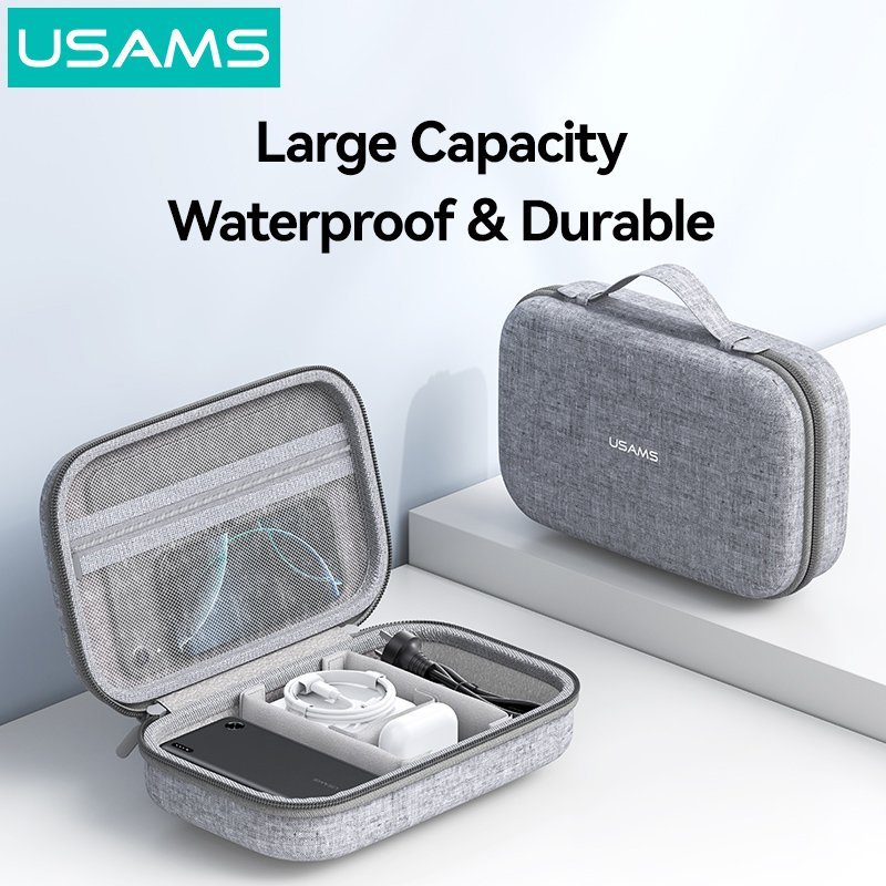 USAMS θήκη tablet και οργάνωσης αξεσουάρ ane05, 265x167x72mm, γκρι - Image 2