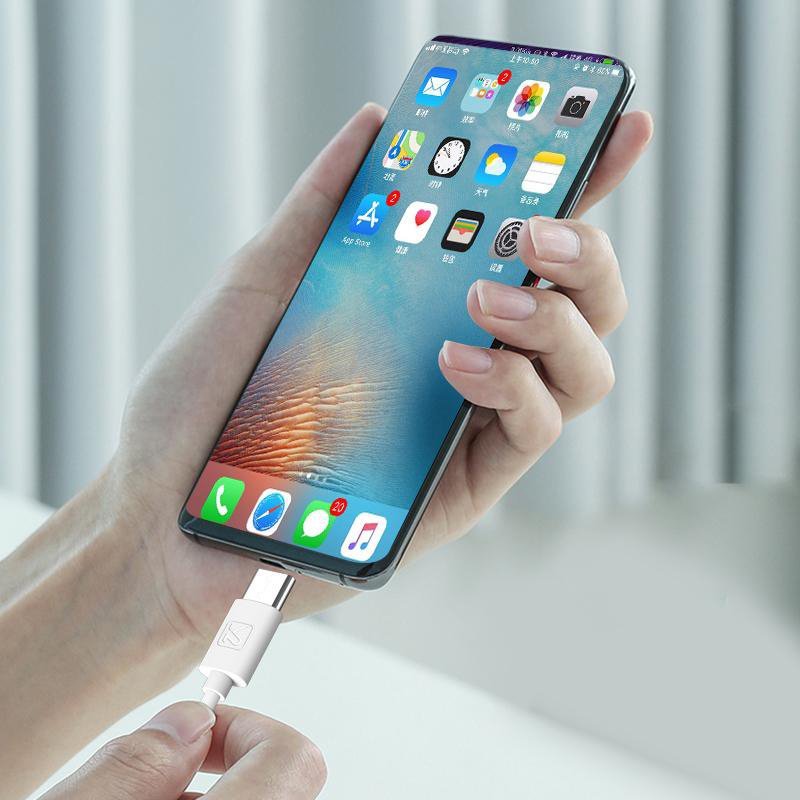 KAKUSIGA καλώδιο USB-C σε USB , 2.4A, 480Mbps, 2m, λευκό - Image 2