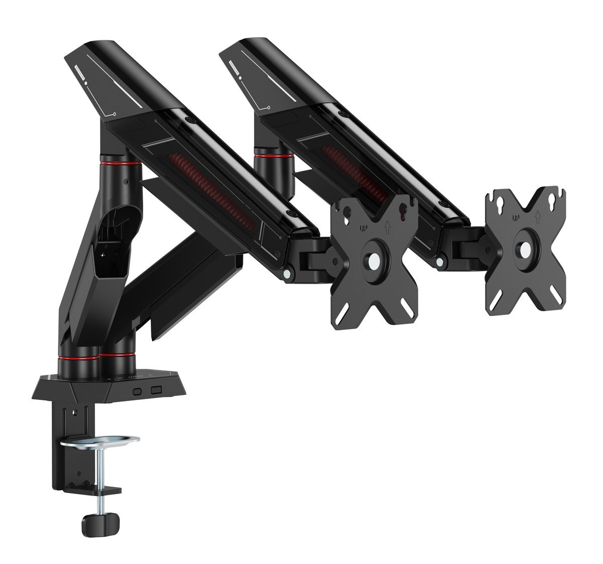 BRATECK βάση γραφείου για 2x οθόνες , 17-35", έως 12kg - Image 3