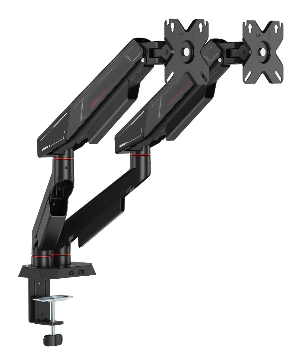 BRATECK βάση γραφείου για 2x οθόνες , 17-35", έως 12kg - Image 4
