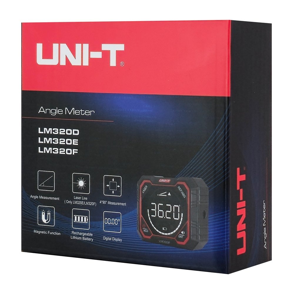 UNI-T ψηφιακό γωνιόμετρο laser , 4x90°, μαγνητικό σώμα, 1000mAh - Image 5