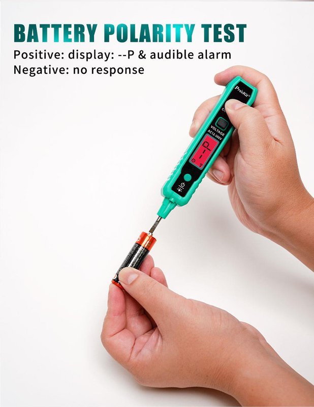 PROSKIT ανιχνευτής τάσης , 12V έως 300V, επαφής - Image 6