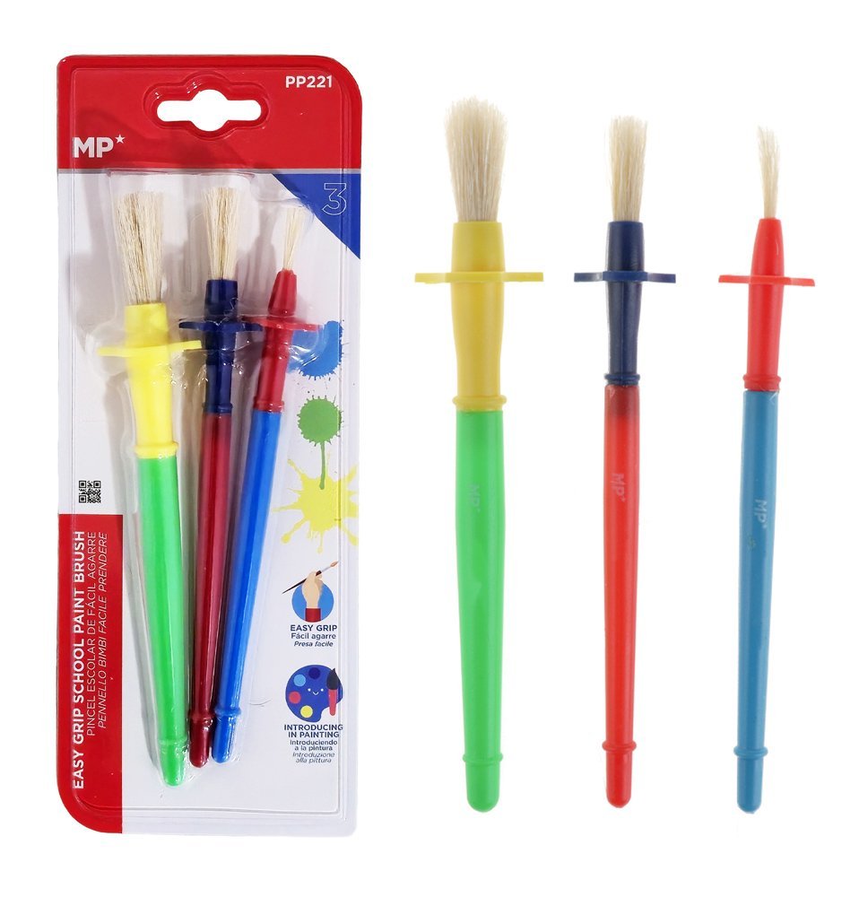 ARTIX PAINTS σετ παιδικών πινέλων ζωγραφικής , διάφορα χρώματα, 3τμχ