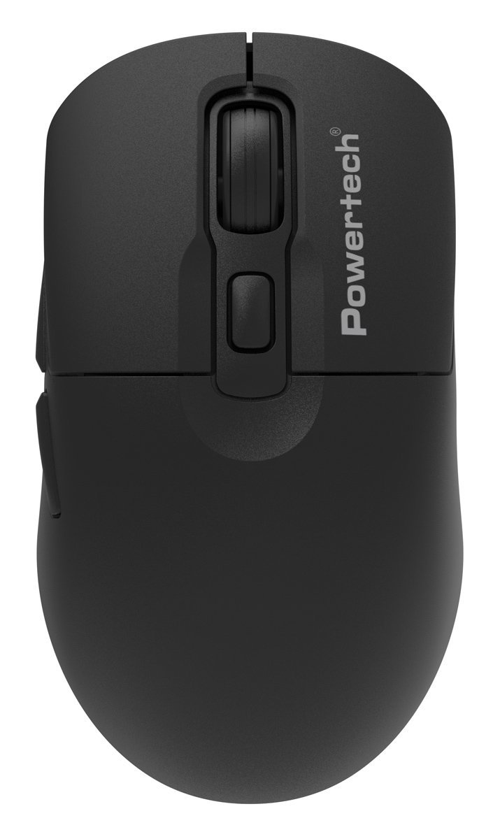 POWERTECH ασύρματο ποντίκι , 2.4GHz & Bluetooth, έως 2400DPI, αθόρυβο, μαύρο
